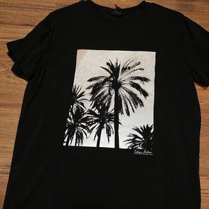 Black reflective shirt